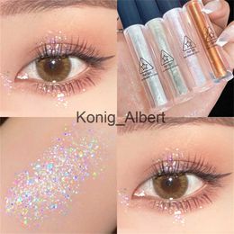 Oogschaduw Shimmer en Glanzend Waterproof Liquid Glitter Oogschaduw Markeerstift Eyeliner Make-up Metallic Glitter Eye Beauty Party Makeup Tools x0804 x0804