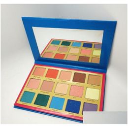 Fard à paupières Tasha Denona Palette de maquillage Tropic fard à paupières cosmétiques surligneur pour filles 15 couleurs livraison directe santé beauté yeux Dhjwe