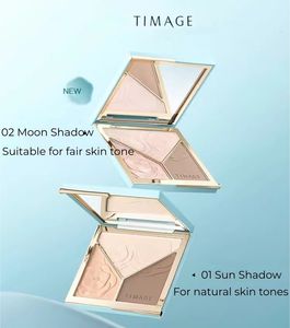 Ombre à paupières TIMAGE Master Caitang Palette de contour haute brillance Trois couleurs Mat Bronzer Surligneur Nez Sculpté Visage 17g 230828