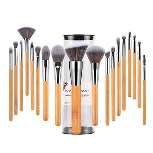 Oogschaduw vela yue make -up borstel set 18 10 5pcs volledige functie poeder foundation blusher bronzer eyeliner wenkbrauw lip gloss schoonheid gereedschap 230211