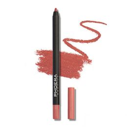 Fard à paupières Crayon à lèvres mat imperméable Y Rouge Contour Teinte Rouge à lèvres Coupe antiadhésive durable Lèvres hydratantes Maquillage Cosmétique 12Colo Otuqn