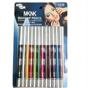Eye ShadowLiner Combinatie 12 stuks kleurrijke make-up eyeliner potlood waterdichte make-up pen cosmetica gereedschap 230728