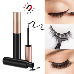 Eye ShadowLiner combinaison noir magnétique Eyeliner colle faux cils Extension magique auto-adhésif liquide maquillage pas de floraison corée cosmétiques 231020