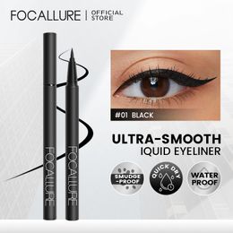 Eye ShadowLiner Combinaison FOCALLURE Professionnel Noir Liquide Eyeliner Longue Durée Étanche Quickdry Liner Crayon Stylo Maquillage Beauté Cosmétiques Outil 230911