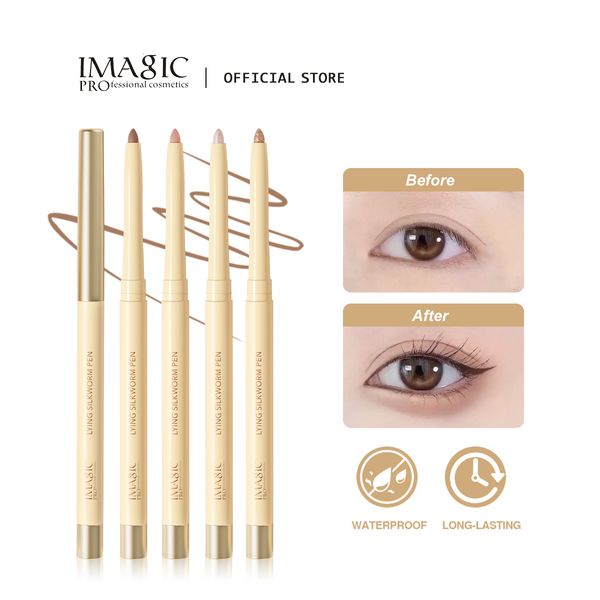 Eye ShadowLiner Combinaison IMAGIC 4color Lying Silk Pen Pearl Matte Flash Fluorescent Smooth and Durable 3D Makeup Cosmetics 230719