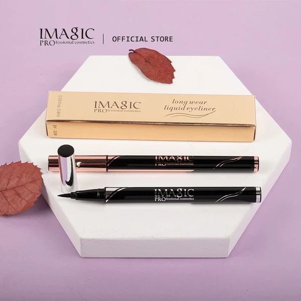 Eye ShadowLiner Combination IMAGIC Latest Dry Fast Makeup Pencil Venta al por mayor Impermeable Black Liquid eyeliner Pigmentos mate y luminosos 230719