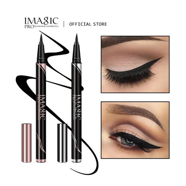 Eye ShadowLiner Combinaison IMAGIC Waterproof Eyeliner Shine Eyeliner Matte Make Your Beauty Black Long Lasting Eyeliner Pen Maquillage Cosmétique Outil 230728