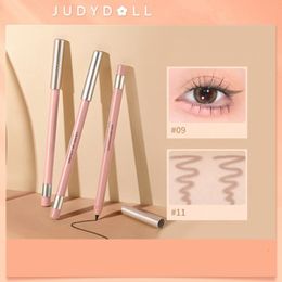 Sombra de ojosDelineador Combinación Judydoll Gel cremoso Delineador de ojos Lápiz Impermeable A prueba de manchas Larga duración Gusano de seda acostado Maquillaje Belleza Cosmético Iluminador 230830