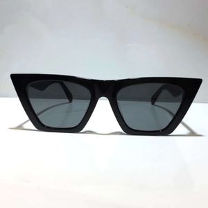 Lunettes de soleil pour les yeux Designer Cat pour femmes bouclières plaque acétate Fily Full Frame Design élégant accessoire de mode confortable avec boîte 8306