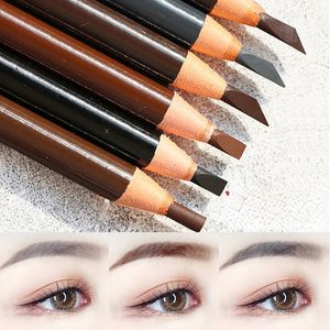 Améliorateurs de sourcils 1pcs crayon longue durée stylo de tatouage imperméable eye-liner non taché maquillage paillettes yeux cosmétiques avec taille-crayon 230911