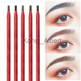 Wenkbrauw Enhancers 2 stks/set Waterproof Wenkbrauwpotlood Langdurige Wenkbrauw Tattoo Tint Professionele Make-up Brow Lift Eye Wenkbrauw Pen Groothandel Nieuwe x0801