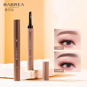 Rehausseurs de sourcils BABREA imperméable à l'eau sourcil teinture pommade crème crayon avec brosse naturel durable réglage colorant yeux sourcils stylo maquillage cosmétique 231030