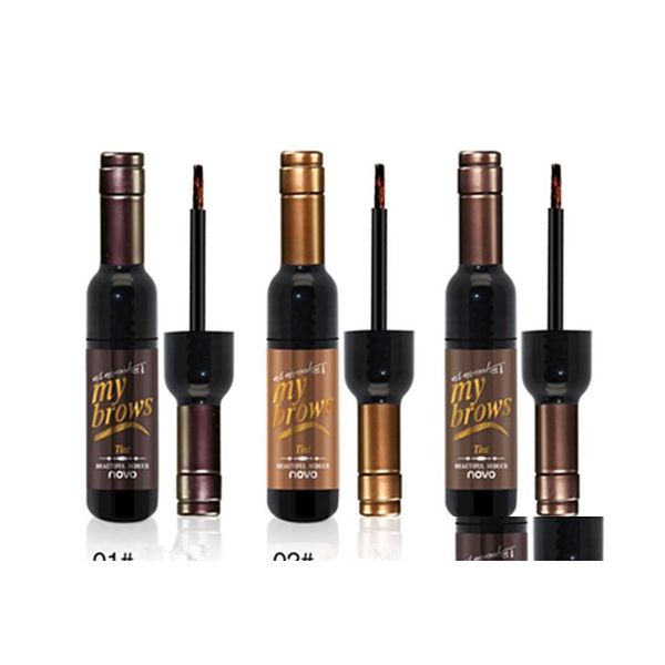 Sourcils Enhancers Drop Eye Brow Maquillage 3D Peel Off Gel Marque Étanche Longue Durée Teinte Naturelle Tatouage Mascara Cosmétiques Livraison Dhnct