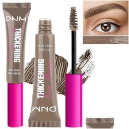 Wenkbrauwversterkers Fiber Brow Mascara Blijvende natuurlijke wenkbrauwverfcrème Gel Vegan Forma Growth Verdikking Oogstyling Lijmdruppel Deli Dh5Wy