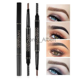 Rehausseurs de sourcils HANDAIYAN Crayon à sourcils 2 en 1 Auto Waterproof Eye Makeup Brow Shades Brush Maquillaje Sombrancelha Long Lasting Eyebrow Pencil x0801