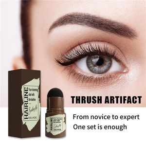 Rehausseurs de sourcils One Step Brow Stamp Shaping Kit Hairline sourcils impression sourcils gâteau réparation 3 couleurs