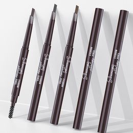 Crayon rehausseur de sourcils pour femmes, cosmétiques, imperméable, tatouage à double tête, maquillage naturel longue durée, stylo triangulaire, 230911