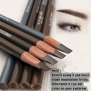 Wenkbrauwversterkers SHESSTILL Harde Microblading-wenkbrauwpen Waterproof Natural Eye Brow Definer Enhancers Pencil Permanente wenkbrauwen Make-upverf 231109