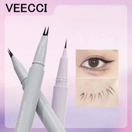 Rehausseurs de sourcils VEECCI liquide sourcil cils inférieurs paupière aegyo-sal crayon 2 fourchettes stylo multifonctionnel étanche naturel yeux outil de beauté 231102