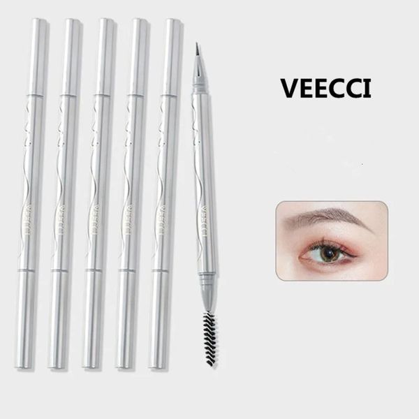 Rehausseurs de sourcils Veecci crayon à sourcils à l'eau dessiner Eyeliner couché ver à soie sous stylo à cils imperméable Ultra fin stylo de maquillage pour sourcils 231031