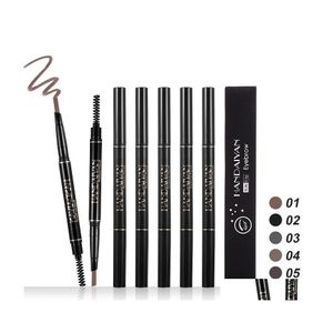 Crayon de stylo de tatouage de bijoux de sourcil avec l'applicateur micro de pointe de fourche facile à créer les sourcils naturels restent toute la journée corps de livraison de baisse Dhnfs