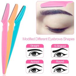 Eyebrow Razor Eyebrow Trimmer Women Face Razor Hair Remover Eye Brow Shaver Blades for Cosmetic Beauty Makeup Tools