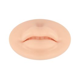 Tatouage des sourcils pratique peau 1pc3D lèvre silicone tridimensionnel double face