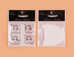 Cejas herramientas de cejas Plantillas 102050pcs Escuelas de sombras de ojos debajo de los parches de los ojos Según la sombra desechable, calcomanías protectores de maquillaje, almohadillas de los ojos APP5226640