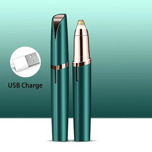 Rasoir de sourcils USB Rechargeable épilateur de sourcils indolore rasoir épilateur stylo électrique pour les femmes 231016