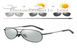 Eyecrafters gepolariseerde pochromische zonnebril UV400 Mens Gun metaal Driving Visserij Zonnebril Piloot Zonnebril C191117304
