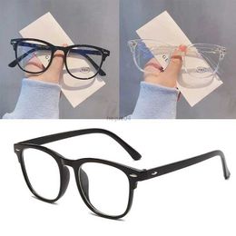 Gafas con montura para gafas, montura transparente retro ultraligera, gafas lisas para hombres y mujeres, gafas antiluz azul, gafas decorativas para fiestas, gafas falsas