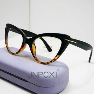 Brilmontuur JNPCXI Real Picture Brilmontuur voor Vrouwen Anti-Blue Ray Fashion Ladys Bijziendheid Bril Cat Eye Computerbril op sterkte