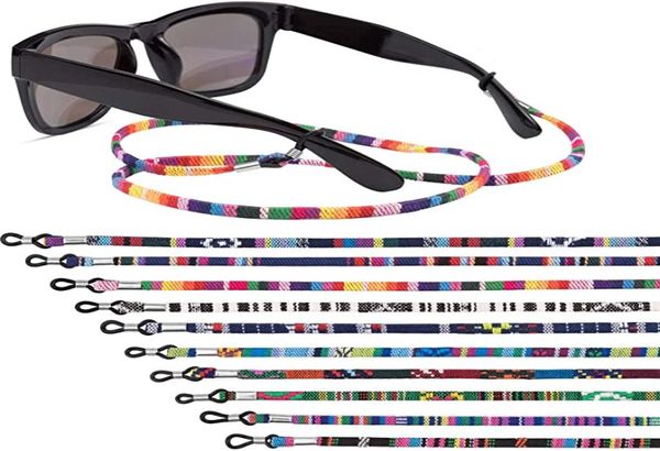 Porte-lunettes Corde à cordes Eyewear Retainer Womens Mens Sunglasses Sangle de lunettes pour les conducteurs de voyage sportifs Lanyard de chaîne de spectacles C7700568
