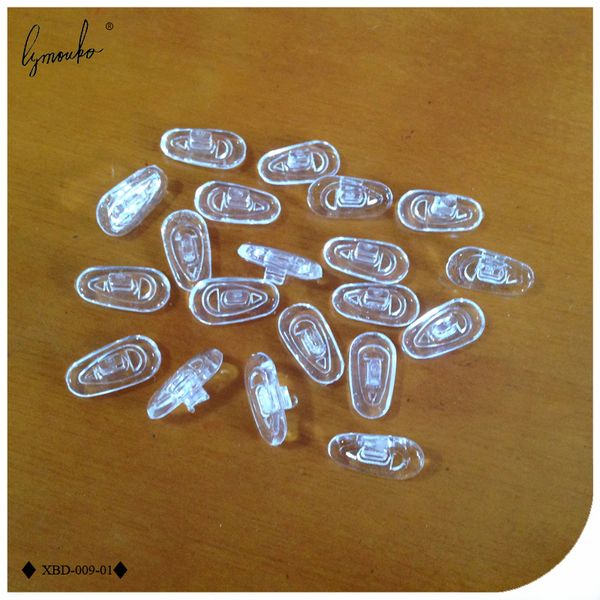 Lymouko 10PairsLot Transparent Silicone Airbag Doux Coussinets de Nez sur Lunettes Confortable Antidérapant pour Embedding Pad 230628