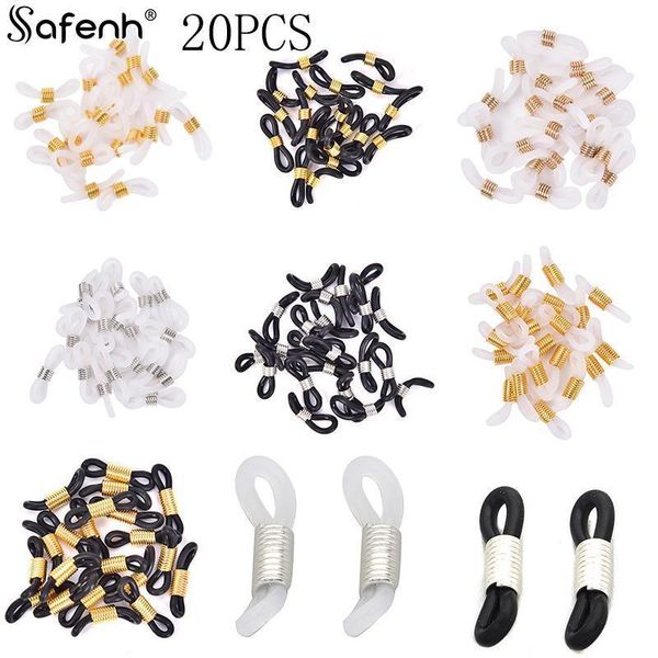 Chaînes de lunettes 2040pcs oreille crochet lunettes chaîne lunettes retenue fin corde lunettes de soleil cordon support sangle boucle connecteur 221119