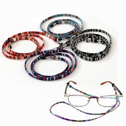 Chaînes de lunettes 50 PC 5 MM Retre coton cou chaîne cordon lunettes de soleil sangle de retenue lunettes lanière support 231121