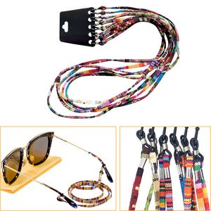 Chaînes de lunettes 5pcs lunettes de soleil multicolores cou cordon sangle lunettes lunettes chaîne porte-cordon pour lunettes de lecture lunettes 230605