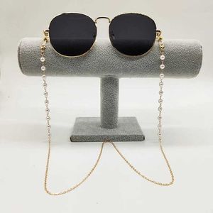 Couches de lunettes Fashion Chaîne de lunettes Imitation Perle Perle Perle Eyewear Retainer Mask Hanging Corde Femmes Reading Glass Holder STRAP