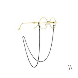 Brillenketens mode lbriefglas ketens metalen ketting dames zonnebril leesglazen bril brillen niet -slip accessoires drop levering dhmnk