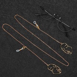 Bril ketens mode metalen glazen ketting frame ketting gouden zonnebril lanyard niet-slip leesglazen frame riemglazen ketting