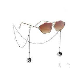 Brillenketens mode mode dames kralen brillenglazen ketting Boheemse vlinder parel metalen zonnebril lanyards bril