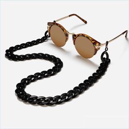 Brillenketens nieuwe acryl zonnebrillen ketting vrouwen leesglazen hangende nek grotendeels koord brillen accessoire 730 t2 drop levering dhntk