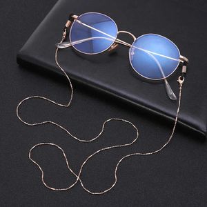 Chaînes de lunettes Skyrim Chaîne de lunettes de soleil perlé à la mode à la mode avec des lunettes de lecture antidérapantes en or et en argent