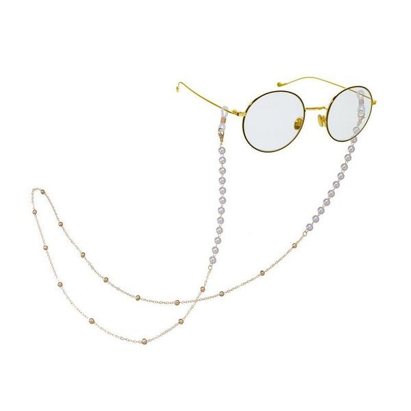 Cadenas de anteojos Cadenas de mujeres Anti Pearl Pearl For Gift Party Mask Eyewear Accesorios de moda Al por mayor Precio Drop entrega dhmnp