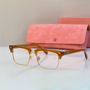 monture de lunettes miumius lunettes de soleil femmes lunettes Europe et États-Unis modèle littéraire Lunettes de soleil rectangulaires bon matériel Verres personnalisables lunettes