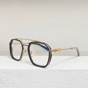 Nieuwe populaire retro brillen frames vrouwen recept bril punk stijl ontwerp vierkante stalen frame met lederen doos HD lens top kwaliteit designer zonnebril