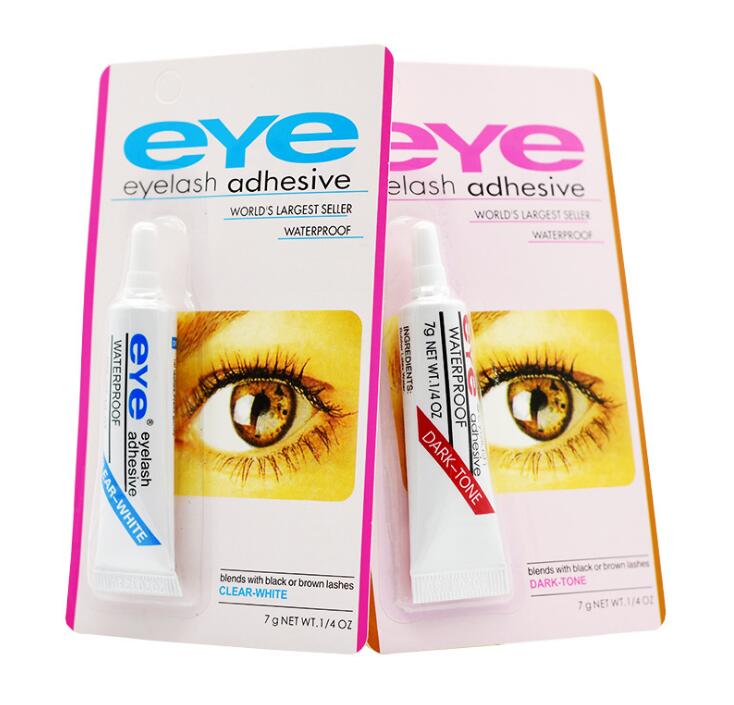 EyeLash Adhesive Eye cílios Cola Preto e Branco Maquiagem À Prova D 'Água Cílios Postiços Adesivos Cola Extensão BOM