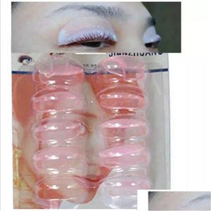 Recourbe-cils 10 paires Sile Durable Permanent Perm Curling Racine Levage Faux Faux Bouclier Pad Maquillajees Drop Delivery Santé Bea Dhb4V