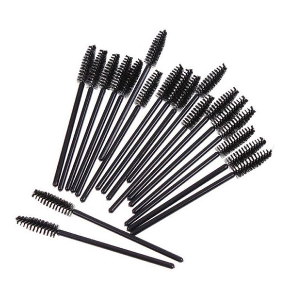 Rizador de pestañas 100 PCS Pestañas Pestañas Black Desechable Mascara Varita Cepillo Spoolies Maquillaje Nueva herramienta de arte de uñas Entrega de gota Salud Bea Dhuhp