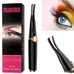 Wimperkruller Elektrische Wimperkruller Snelle Verwarming Temperatuur Verstelbare Wimper Roller Vrouwen Make Wimpers Krultang Usb Mascara Lash Lift Kit 230725